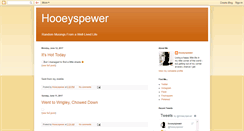 Desktop Screenshot of hooeyspewer.blogspot.com