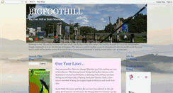 Desktop Screenshot of bigfoothill.blogspot.com