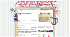 Desktop Screenshot of lankasexclips.blogspot.com