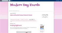 Desktop Screenshot of moderndayevents.blogspot.com