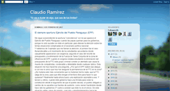 Desktop Screenshot of claudioramirezpy.blogspot.com