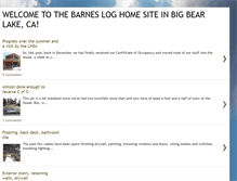 Tablet Screenshot of barnesloghome.blogspot.com