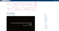 Desktop Screenshot of powerhausworldwide.blogspot.com