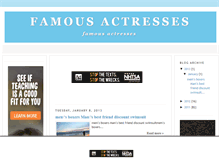 Tablet Screenshot of famousactresses.blogspot.com