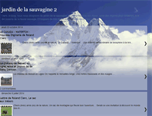 Tablet Screenshot of jardindelasauvagine2.blogspot.com