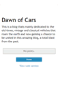 Mobile Screenshot of dawnofcars.blogspot.com