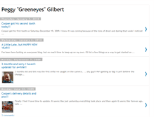 Tablet Screenshot of greeneyesgilbert.blogspot.com