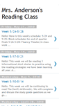 Mobile Screenshot of mrsandersonsreadingclass.blogspot.com