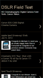 Mobile Screenshot of dslrfieldtest.blogspot.com