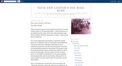 Desktop Screenshot of nickandlesterbigbikeride.blogspot.com