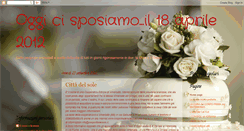 Desktop Screenshot of oggicisposiamo.blogspot.com