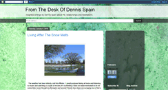 Desktop Screenshot of fromthedeskofdennisspain.blogspot.com