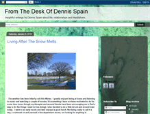 Tablet Screenshot of fromthedeskofdennisspain.blogspot.com