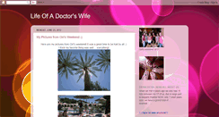 Desktop Screenshot of lifeofadoctorswife.blogspot.com