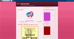 Desktop Screenshot of kubuskrafts.blogspot.com