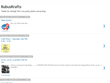Tablet Screenshot of kubuskrafts.blogspot.com