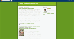 Desktop Screenshot of livingaselfsufficientlife.blogspot.com