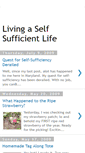 Mobile Screenshot of livingaselfsufficientlife.blogspot.com