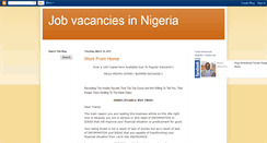 Desktop Screenshot of nigeralljobs.blogspot.com