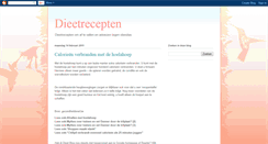 Desktop Screenshot of dieetrecepten.blogspot.com