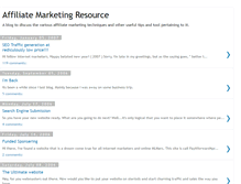 Tablet Screenshot of affiliatemarketingresource.blogspot.com