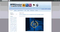 Desktop Screenshot of dtpdistrict.blogspot.com