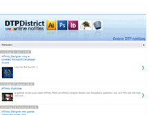 Tablet Screenshot of dtpdistrict.blogspot.com