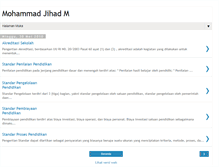Tablet Screenshot of mohammadjihad.blogspot.com