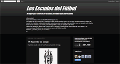Desktop Screenshot of escudosdelfutbol.blogspot.com