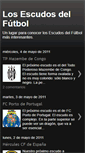Mobile Screenshot of escudosdelfutbol.blogspot.com