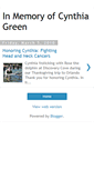 Mobile Screenshot of honorcynthiagreen.blogspot.com