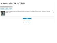 Tablet Screenshot of honorcynthiagreen.blogspot.com