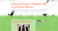 Desktop Screenshot of ciencias-correiamateus.blogspot.com