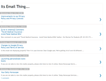 Tablet Screenshot of emailthings.blogspot.com