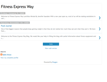Tablet Screenshot of fitnessexpressway.blogspot.com