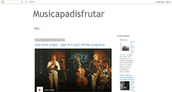 Desktop Screenshot of musicapadisfrutar.blogspot.com
