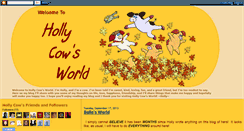 Desktop Screenshot of hollycowsworld.blogspot.com