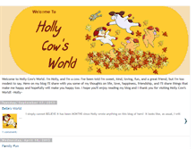 Tablet Screenshot of hollycowsworld.blogspot.com