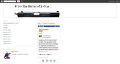 Desktop Screenshot of fromthebarrelofagun.blogspot.com