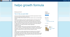 Desktop Screenshot of helpo-grow-taller-supplements.blogspot.com