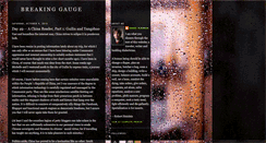 Desktop Screenshot of breaking-gauge.blogspot.com