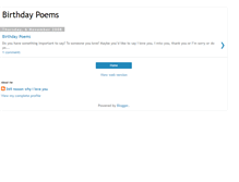 Tablet Screenshot of birthday-poems-4u.blogspot.com