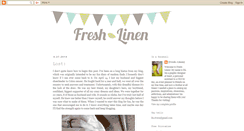 Desktop Screenshot of fresh-linen.blogspot.com