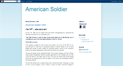 Desktop Screenshot of americansoldier1944.blogspot.com