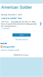 Mobile Screenshot of americansoldier1944.blogspot.com