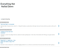 Tablet Screenshot of everything-not-nailed-down.blogspot.com