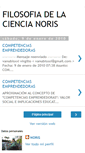 Mobile Screenshot of filosofiadelaciencianoris.blogspot.com