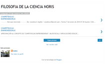 Tablet Screenshot of filosofiadelaciencianoris.blogspot.com