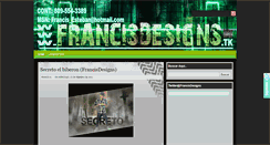 Desktop Screenshot of francisdesigns.blogspot.com