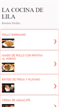 Mobile Screenshot of la-cocina-de-lila.blogspot.com